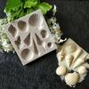 1pc New Conch Shell Silicone Cake Mould DIY Fondant Cake Pudding Jelly Mould