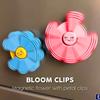 Decorative Flower Shaped Magnetic Clip For Organizing Papers Photos And Note Kitchen Organization Tool