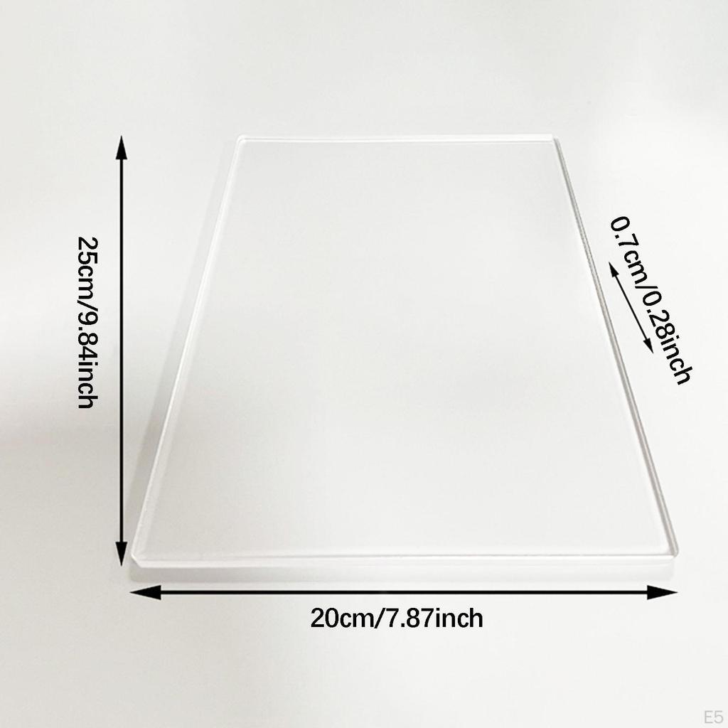 Gel Trykkplate Monotrykk Trykk Stødig Lettvektig, for Blandet Media Kortlaging
