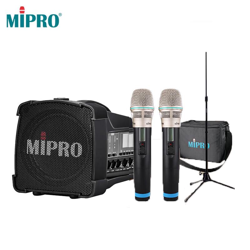 

MIPRO MA-100DBII Portable PA System with Dual Wireless Mics CN plug (adapter included)