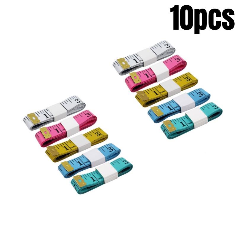 5/10Pcs Soft Sewing Ruler Sewing Measuring Tape Body Measuring Clothing Ruler Durable Tailor Tape Measure Sewing Kits 150cm