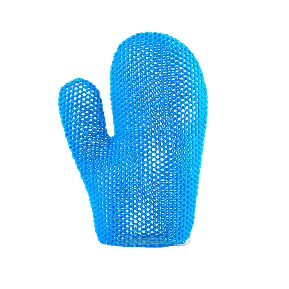 New Honeycomb TPU Shower Gloves Quick Drying Loofah Exfoliating Glove Skin Exfolia Scrubber Sponge Bath Gloves For Bathroom