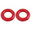 2pcs Golf Weighting Ring Round Glossy Trainning Club Swing Weight Donut for Warm Up Red