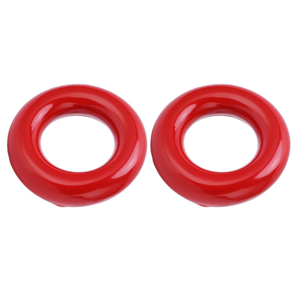 2pcs Golf Weighting Ring Round Glossy Trainning Club Swing Weight Donut for Warm Up Red