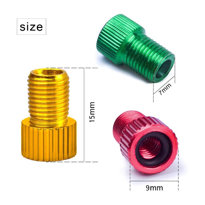 20pcs Bicycle Valve Pump Converter Adapter Convert Nozzle Inflation Adaptor F/V To A/V Bike Valve Adapter