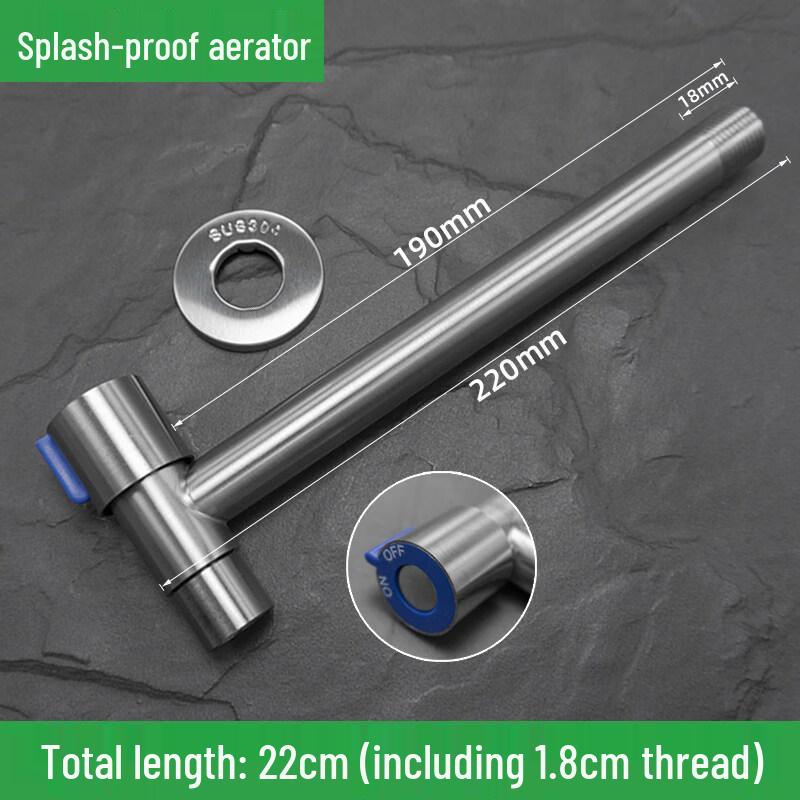 Удлиненный кран для стиральной машины TLXT из нержавеющей стали