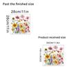 Compact Sunflower & Greenery Wall Stickers for Rooms & Bathroom - Removable Decor