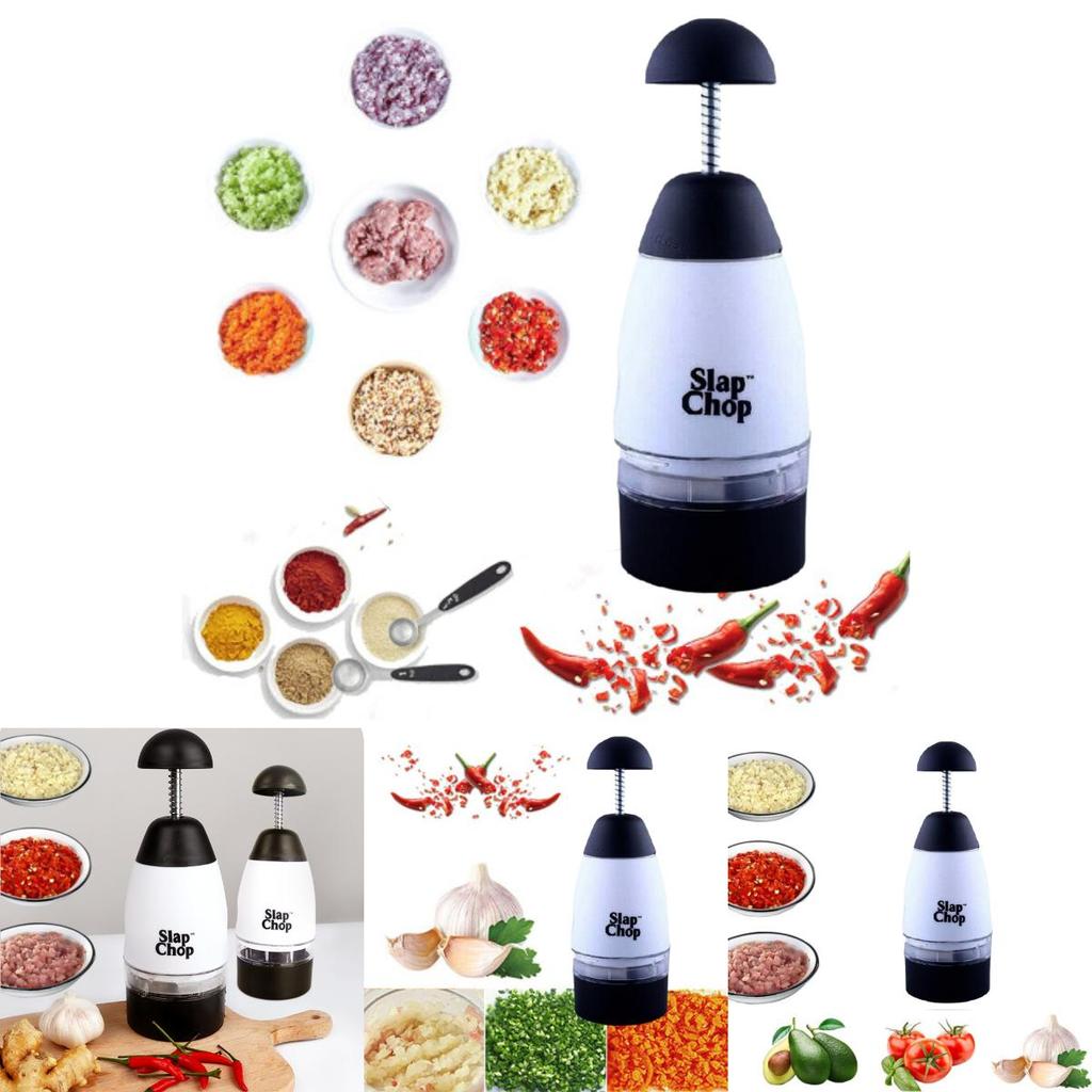 Multi-functional Slap Chop Onion Chopper And Garlic Peeler With Ergonomic Design