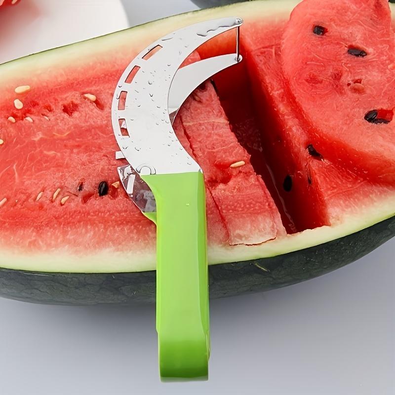 Stainless Steel ABS Watermelon Slicer, a Multifunctional for Conveniently Cutting Large Fruits And Vegetables