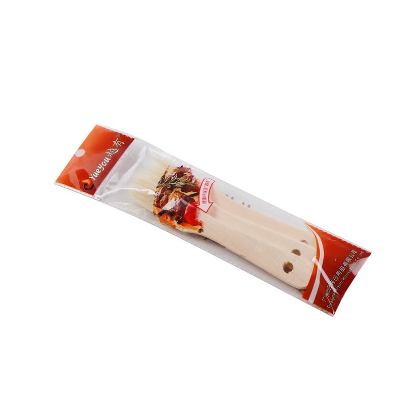 SMVP Wooden Handle BBQ Basting Brush Set
