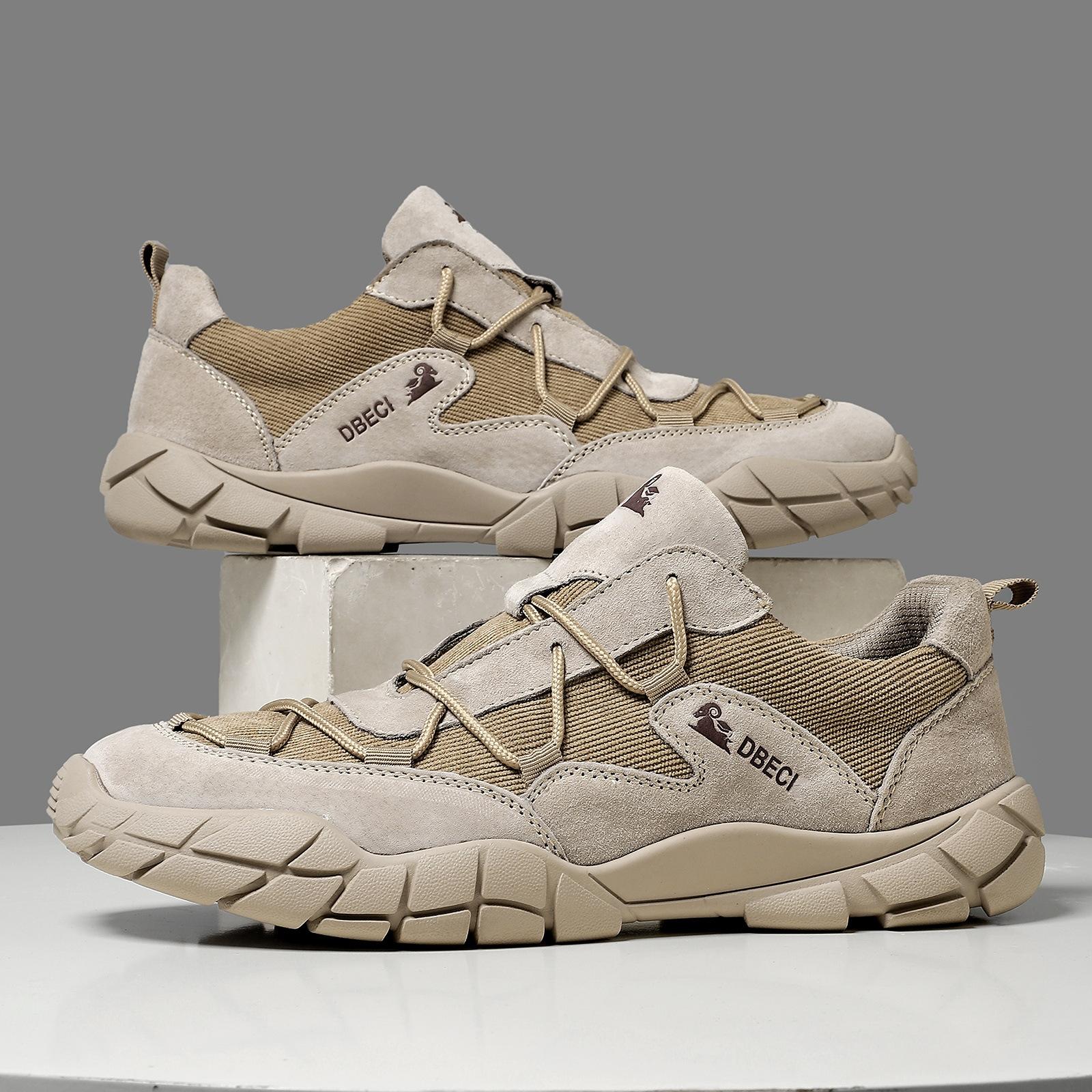 

Live high-quality hiking shoes men s breathable hiking shoes men s low-top outdoor wear-resistant and non-slip casual shoes 38