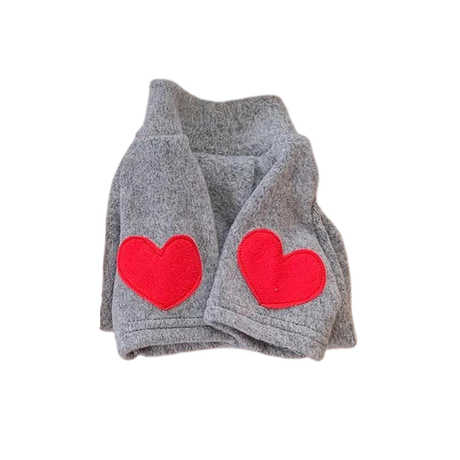 

Cozy Heart-Patch Fleece Pet Sweater – Warm Winter Pullover For Small Dogs & Cats XS