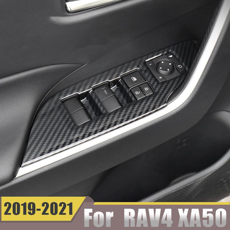 Pentru Toyota RAV4 XA50 2022 Accesorii interioare Geam Geam Mașină Comutator de ridicare Panou Cotieră Decorație Huse ornamentale