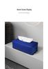 High-Grade Leather Car Tissue Box - Versatile Hanging & Pull-out Design for Simple Interior Storage