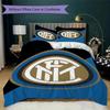 Inter Milan Patronen Beddengoed Dekbed Set Dekbedhoes Kussensloop Huisdecoratie Verjaardagscadeau (1 dekbedovertrek + 2 kussenslopen (zonder vulling))60