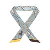 Blue Print Silk Scarf 100  Silk Dcsc6f721b1