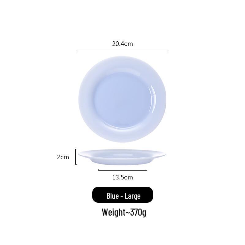 

Ruhan Milk Jade Decorative Glass Plate