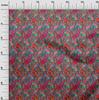 oneOone Cotton Flex Light Red Fabric Abstracts Quilting Supplies Print Sewing Fabric By The Yard 40 Inch