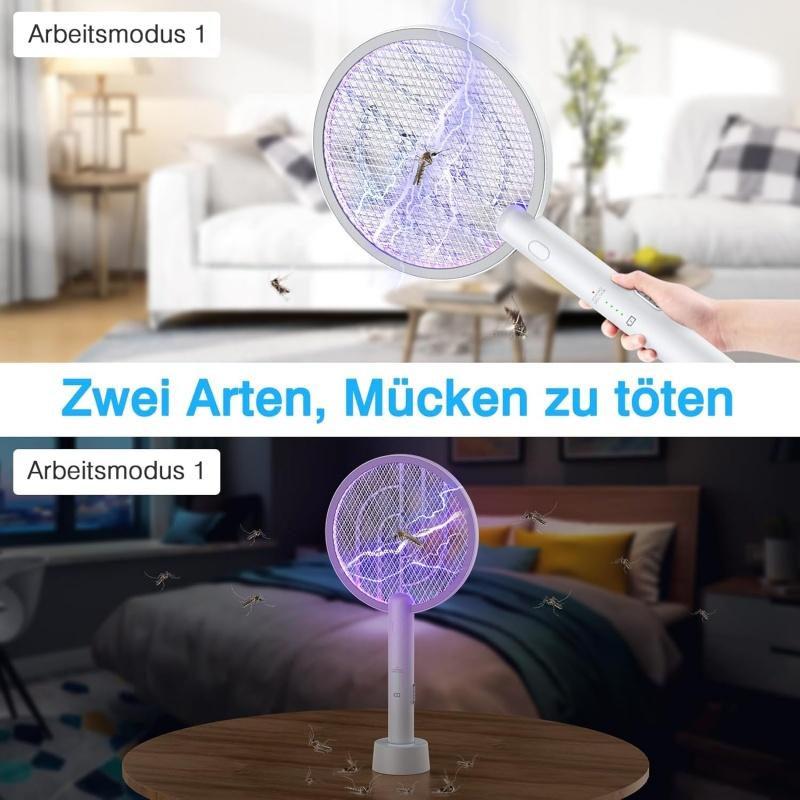 New 3000V Electric Mosquito Killer Swatter  Equipped with Dual Switches and Indicator Lights Suitable for Eliminating Insects