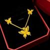 Light Luxury Exquisite Butterfly Necklace for women Romantic Designer Trendy Design Pendant collarbone Party Wedding Jewelry