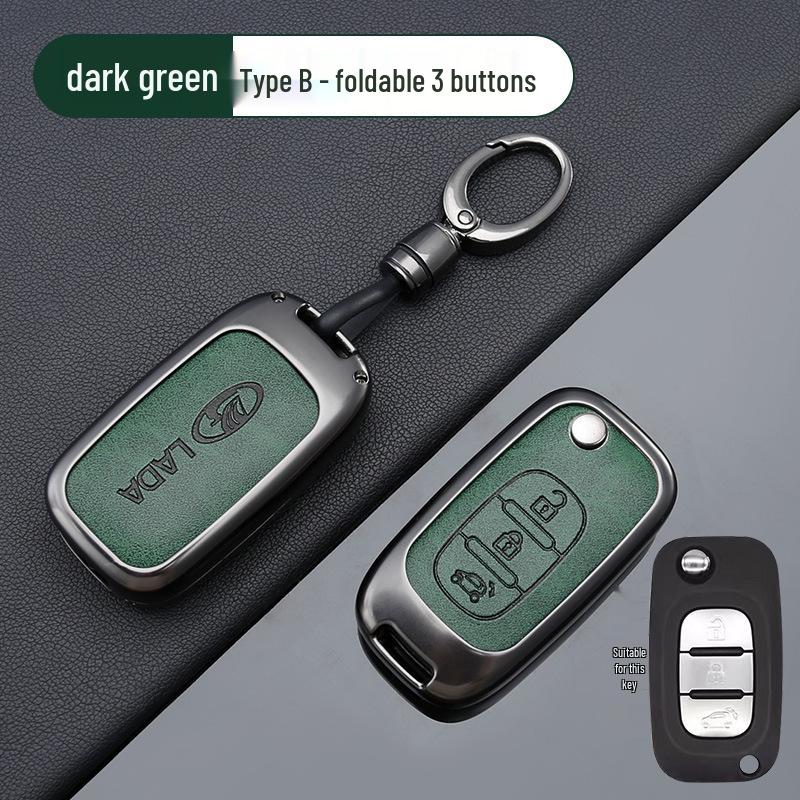 

Lada Car Keys Metal Protective Case - Compatible with Granta, Priora, Kalina, Niva Models.