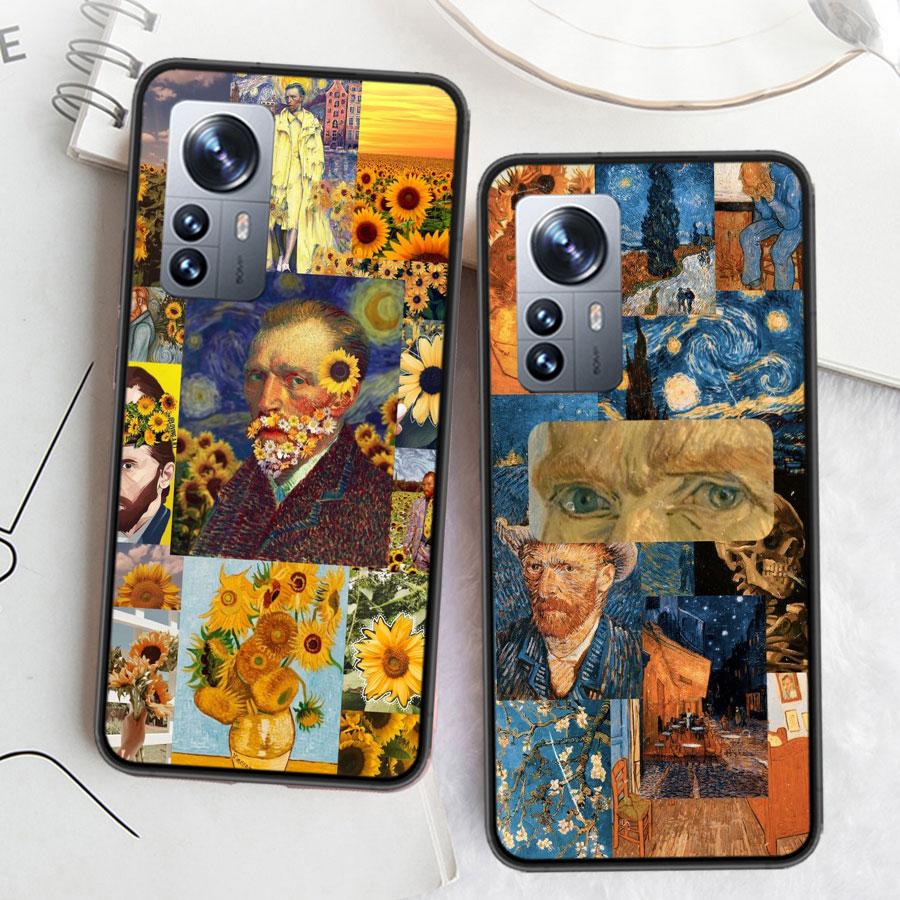 Van Gogh Oil Painting Art Phone Case For Xiaomi Mi 13 12 11T 10T 12T Pro 12X 11i 11 Ultra 10 Lite 5G 9 8 6X 5X A1 A2 Cover Capa