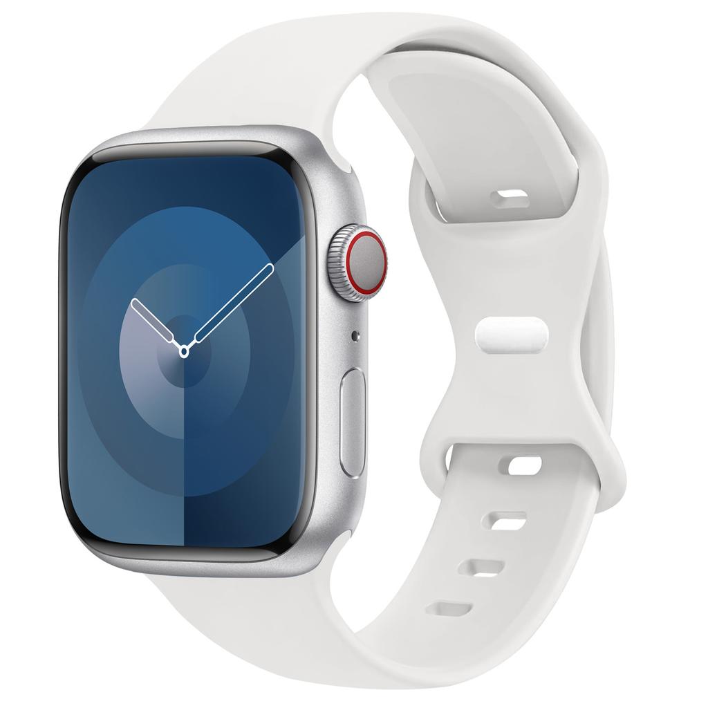 Silicone Strap For Apple Watch Band 44mm 45mm 41mm 40mm 49mm 42mm 38mm 46MM Sport Bracelet iWatch Series Ultra 2 SE 10 9 8 7 6 5