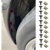 20PCS Fender Bumper Cover, Bumper Cover Screws, Automobile Body Fasteners Kit, Automotive Interior Accessories Car U Clip with Screw Assortment Kit
