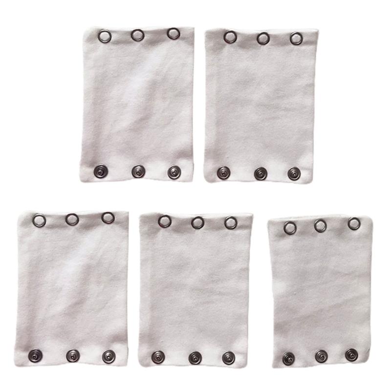 

5 Штук Подовжувач Дитячого Одягу Боді Бавовняні Подовжувачі Підгузник Ромпер Подовжити Розширити Плівка Малюки Хлопчики Дівчатка Ромпер Партнер 1 білий