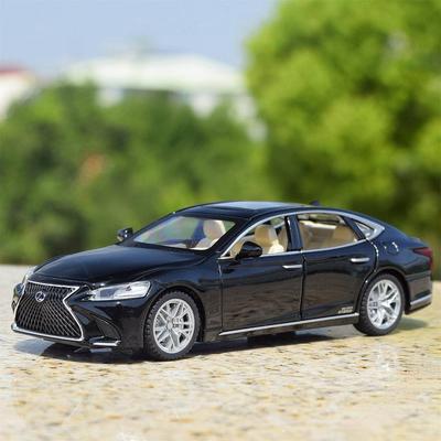 Toyota Lexus LS500H Limousine Simulation Diecast & Spielzeugfahrzeuge Geräusche & Licht Rückzugauto 1:32 Legierungsmodell-Geschenke für Kinder