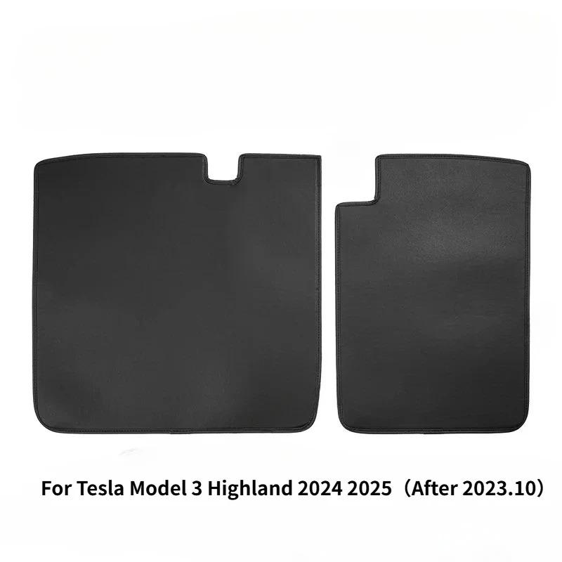 Anti-kick Pad For Tesla Model 3+ Front Rear Door Sill Under-seat Pads Threshold Strip Felt Protective 2024 New Model3 Highland