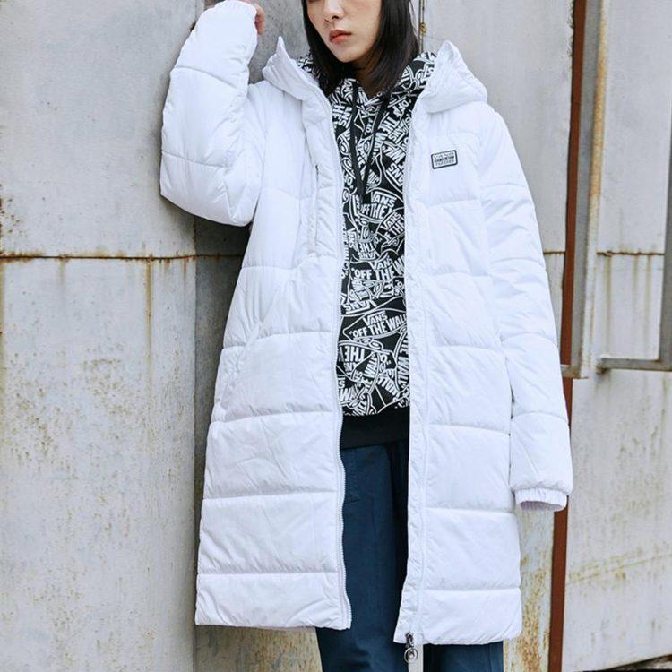 Vans Down Jackets Women's White Hooded Thickened Other VN0A4BFTWHT