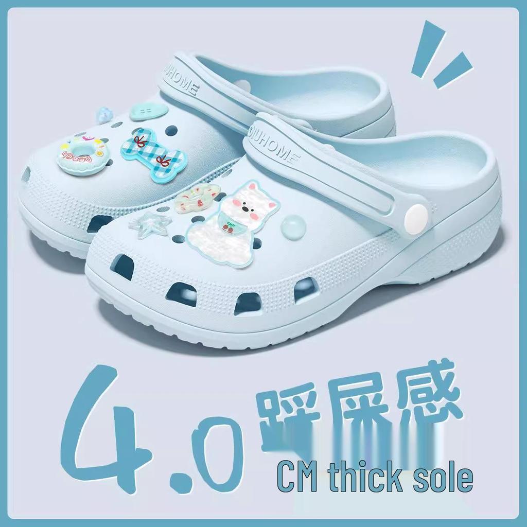 Lidani 2025 Kids' Anti-Slip Closed-Toe Crocs-Style Sandals
