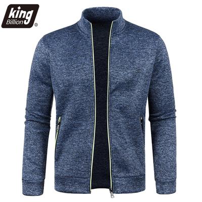 Jeseň Zima Pánsky úplet na zips s dlhými rukávmi Tenký kašmírový módny top sveter