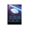 ROCCAT Gaming Mouse PURE SEL Ultra Lightweight 49g Wired White/White Optical/8K/Side Button/Mechanical Switch/Pretension/RGB/PTFE [Japanese Authorized