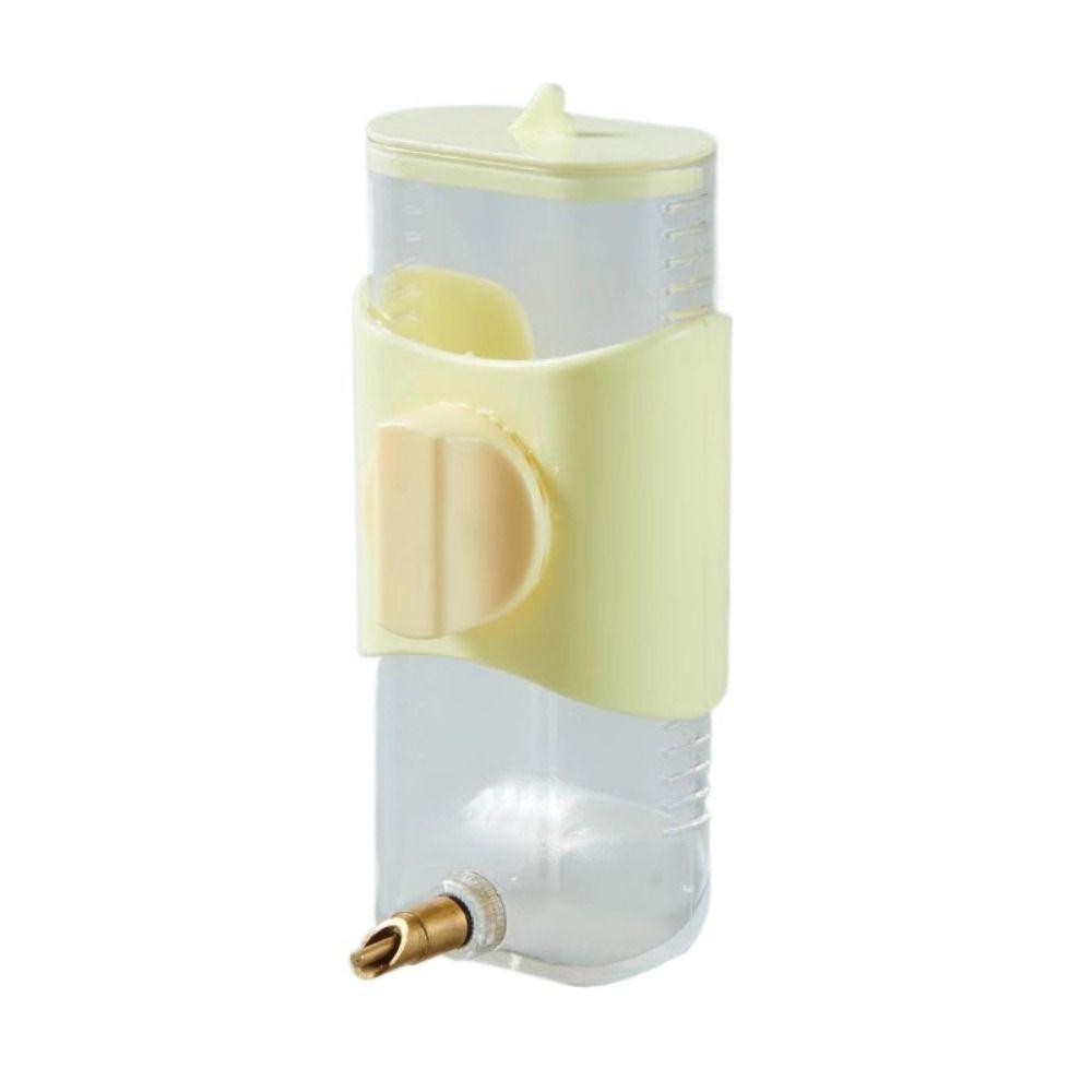 

300ML Bird Drinker Striking Needle Bird Water Bottle Parrot Waterer For Parakeet Budgerigar Parrot жёлтый