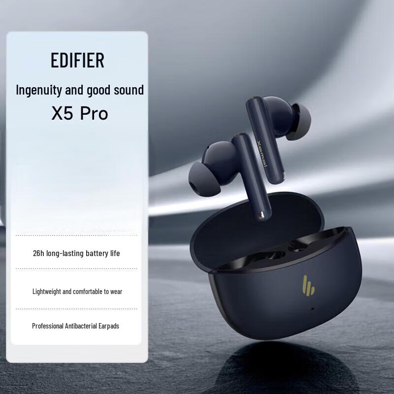 

EDIFIER X5 Pro Wireless Active Noise Cancelling Bluetooth Earbuds