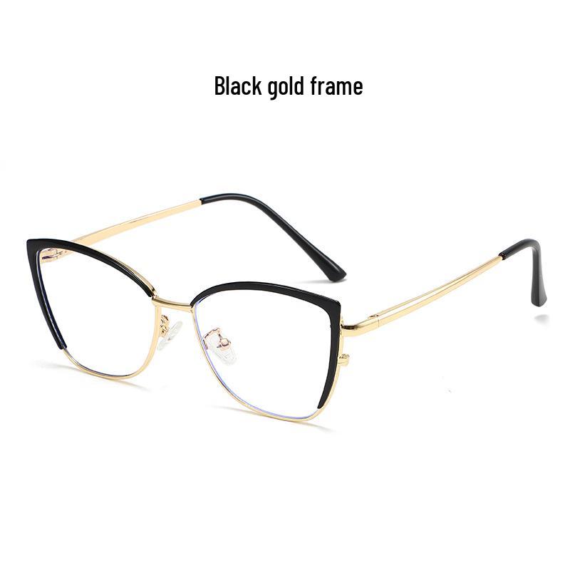 High-End Cat Eye Metal Glasses: Street Style Anti-Blue Light & Photochromic Optical Lenses