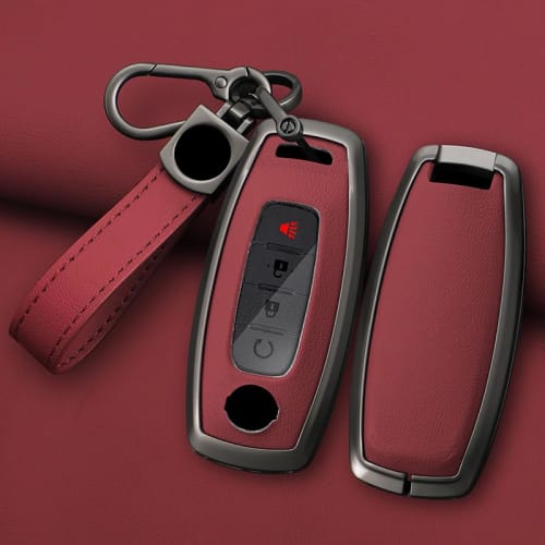 SANRILY Smart Key Case for Nissan Key Cover Key Chain for Nissan Nissan Aria Sakura New X-Trail T33 Series Infiniti Versa B6 B9 etc. Alloy Key Protect