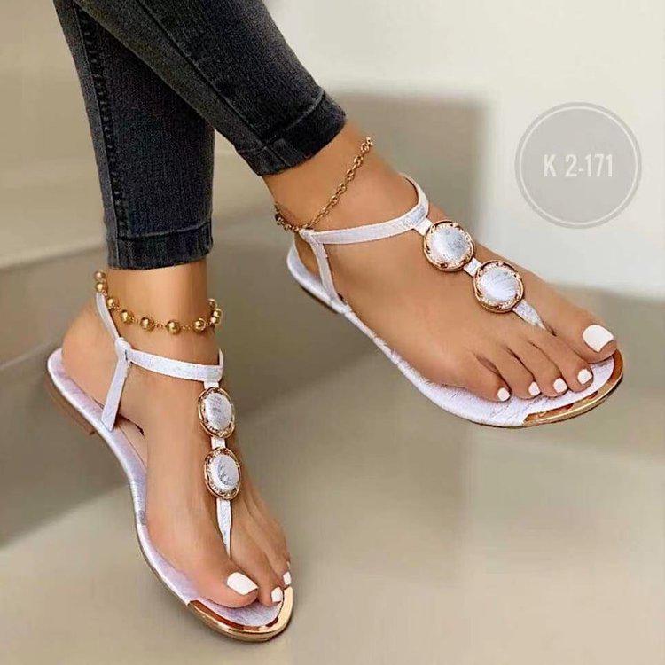 Sandales Plates d'Été 2025 pour Femmes – Style Féerique Semelle Souple Mode