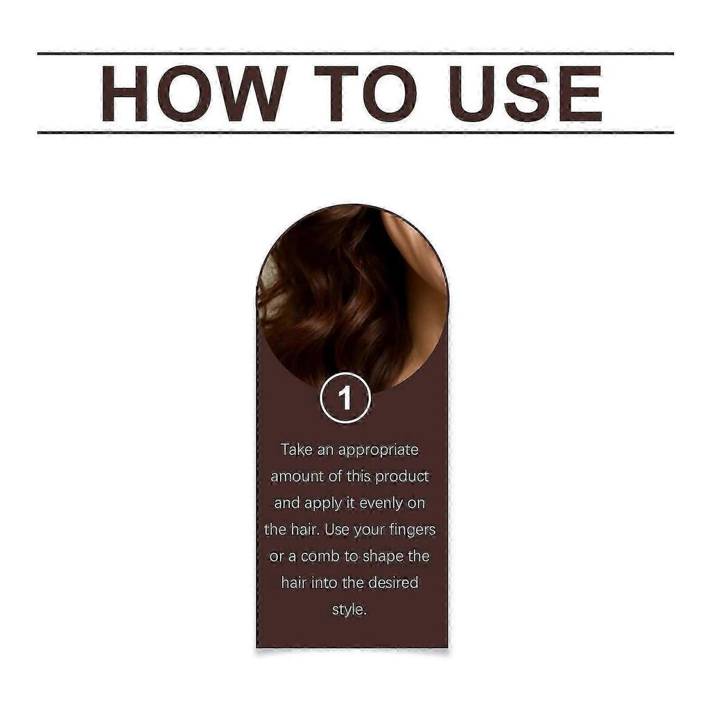 Hoegoa This Hair Styling Cream Is Refreshing, Moisturizing And Nourishing, Creating Natural Curly Hair. It Is A Long-Lasting Hair Styling Cream