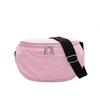 Soft Waterdrop Shape Canvas Shoulder Bag With Zipper Closure For Commute