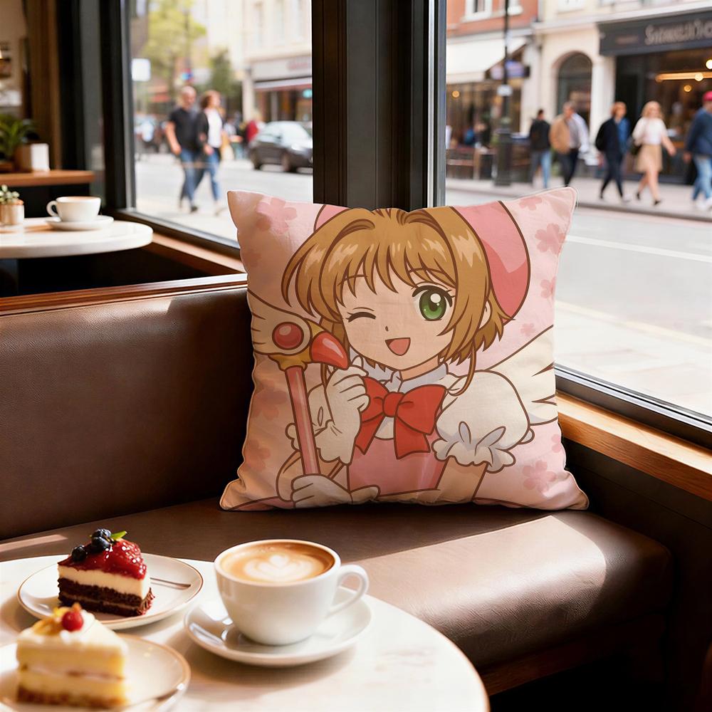 Anime Cardcaptor Sakura Kissenbezug Dekorative Kissenbezüge Bezug Sofa x Kissen Stück x x Kissenbezug