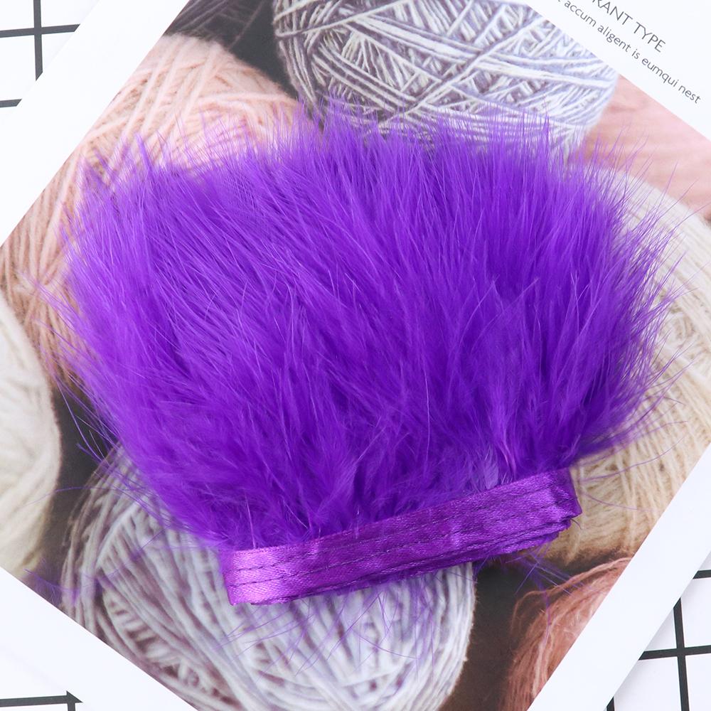 10 Meter Flauschig Weiche Truthahnfedern Besatz Fransen Gefärbtes Buntes Band Kleid Kleidung Nähzubehör Dekoration Feder Handwerk