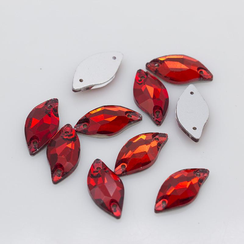 28-Piece Set: 10x20 Flat Bottom Hand-Sewn Crystal Mermaid Dress Drills for DIY Wedding & Evening Dress Decoration