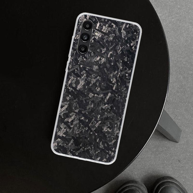 Forged Carbon Pattern Phone Case Cover for Samsung Galaxy A17 A16 A26 A36 A56 A57 A37 A15 A25 A35 A55 A14 A24 A34 A54 A13 A23 A3