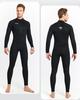 European & American 3MM Wetsuit: Unisex Long Sleeve Snorkeling & Surfing Suit for Cold-Proof Winter Swimming