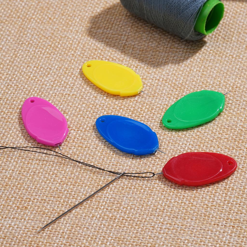 10Pcs/lot Easy Automatic Needle Threader Elderly Guide Needlework Accessory DIY Home Hand Machine Sewing Tools