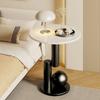 Cream style creative sofa side table, living room small round table, creative coffee table or small round dining table.