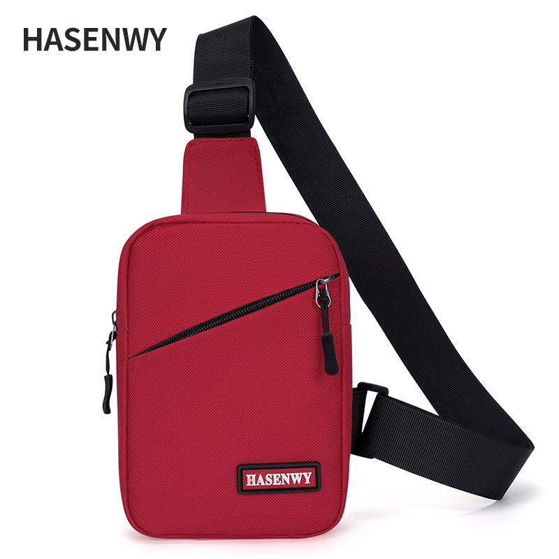 Geantă simplă de umăr crossbody pentru bărbați, pentru exterior - Geantă portabilă de piept cu un singur umăr